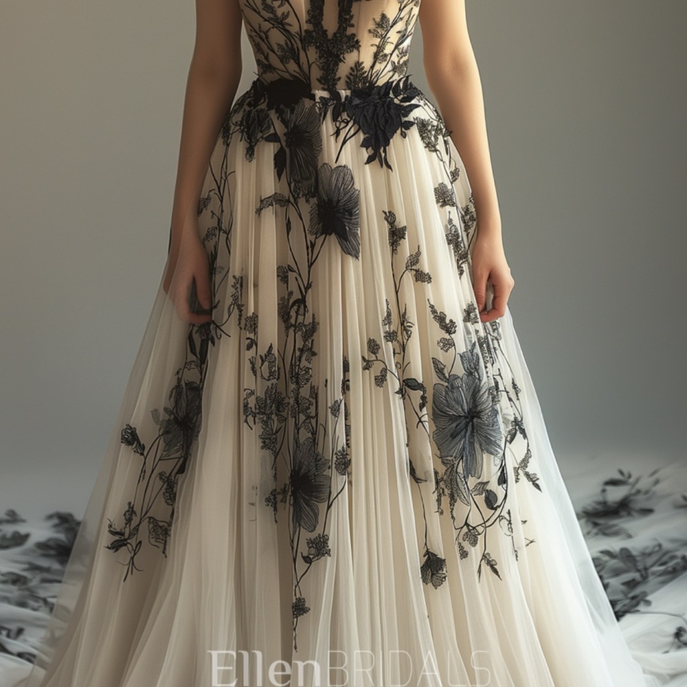 Stunning Cream Embellished Backless Bustier Gown NWT
